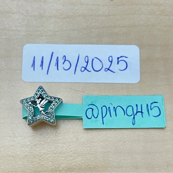 Pandora Disney Tinkerbell star charm - Picture 12 of 13